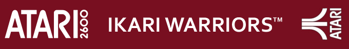 Ikari Warriors logo for Atari 2600